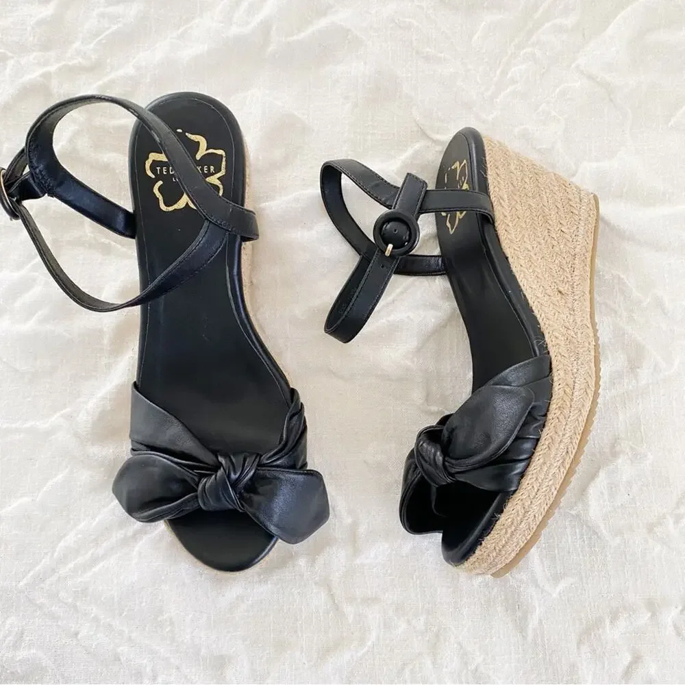 Ted Baker Bryanah Wedge Sandal New $195